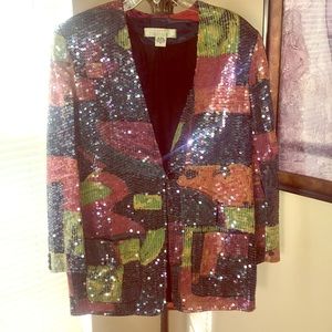 Vintage Sequin Blazer